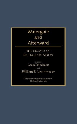 Watergate and Afterward