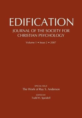 Edification-Journal of the Society of Christian Psychology