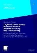 Lageberichtserstattung über den Bereich Pharmaforschung und -entwicklung