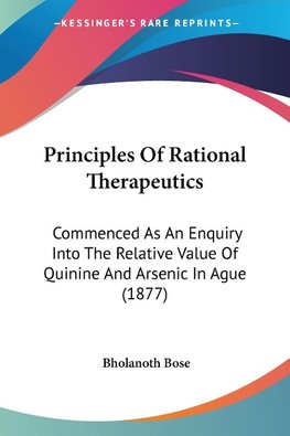 Principles Of Rational Therapeutics