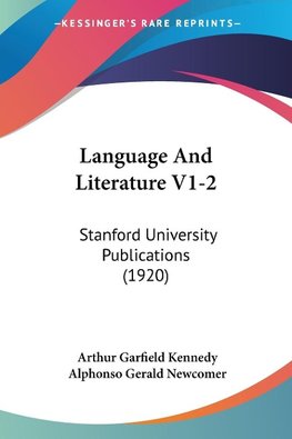 Language And Literature V1-2