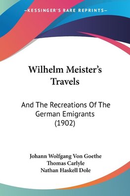 Wilhelm Meister's Travels