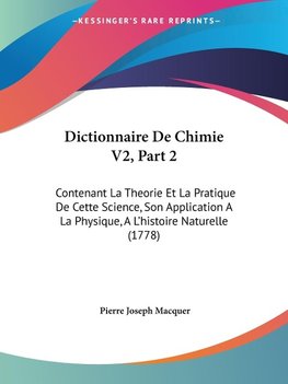 Dictionnaire De Chimie V2, Part 2