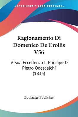 Ragionamento Di Domenico De Crollis V56