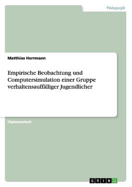 Empirische Beobachtung und Computersimulation einer Gruppe verhaltensauffälliger Jugendlicher