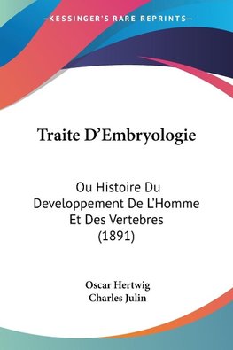 Traite D'Embryologie