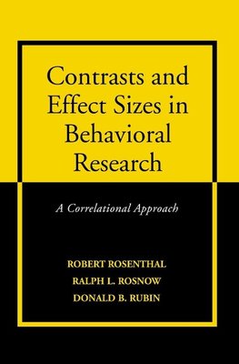 Contrasts and Effect Sizes in Behavioral Research