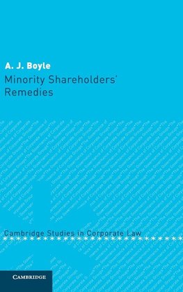 Minority Shareholders' Remedies