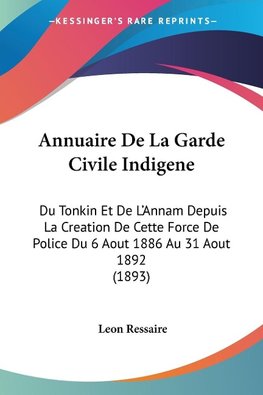 Annuaire De La Garde Civile Indigene