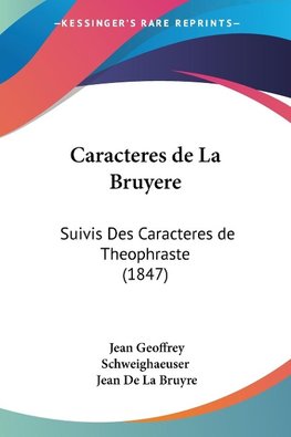 Caracteres de La Bruyere