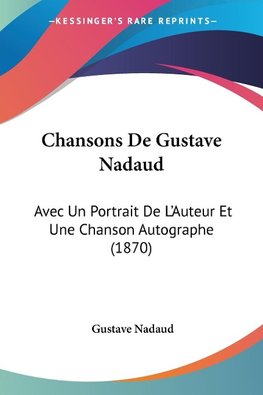 Chansons De Gustave Nadaud