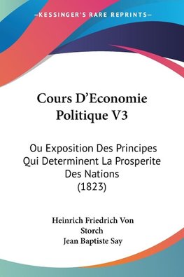 Cours D'Economie Politique V3