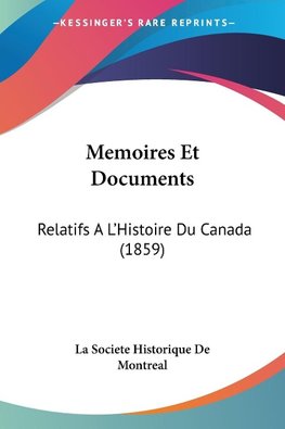 Memoires Et Documents