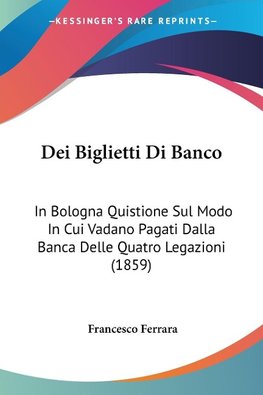 Dei Biglietti Di Banco