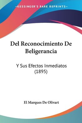 Del Reconocimiento De Beligerancia