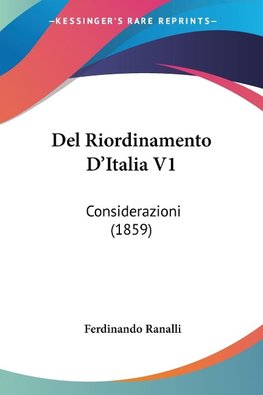 Del Riordinamento D'Italia V1