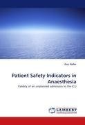 Patient Safety Indicators in Anaesthesia