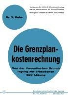 Die Grenzplankostenrechnung