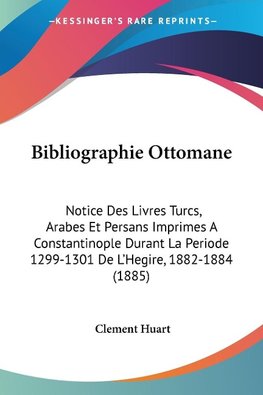 Bibliographie Ottomane