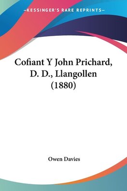 Cofiant Y John Prichard, D. D., Llangollen (1880)