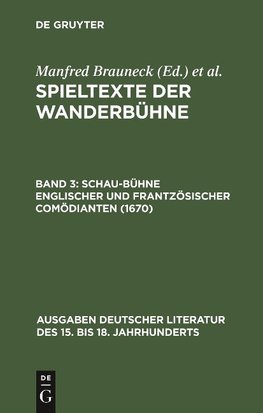 Schau-Bühne englischer und frantzösischer Comödianten (1670)