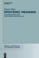 Epistemic Meaning