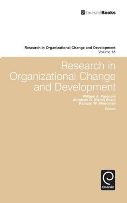 Research in Organizational Change and Development, Volume 18