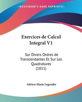 Exercices de Calcul Integral V1