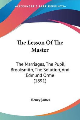 The Lesson Of The Master