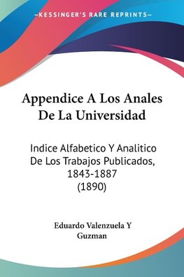 Appendice A Los Anales De La Universidad