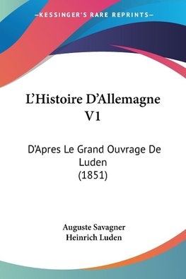 L'Histoire D'Allemagne V1