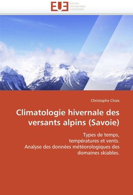 Climatologie hivernale des versants alpins (Savoie)