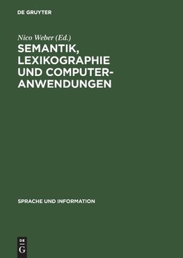 Semantik, Lexikographie und Computeranwendungen