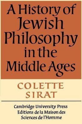 A History of Jewish Philosophy in the Middle Ages