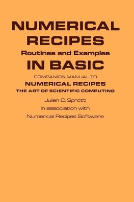 Numerical Recipes Routines and Examples in Basic (First Edition)