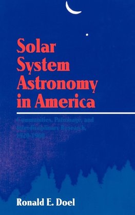 Solar System Astronomy in America