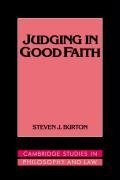 Judging in Good Faith