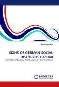 SIGNS OF GERMAN SOCIAL HISTORY 1919-1940