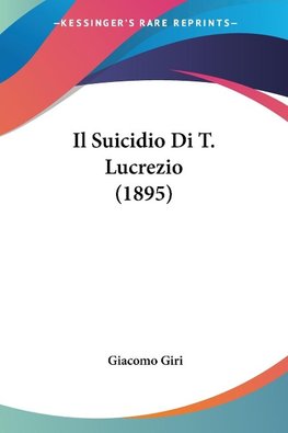 Il Suicidio Di T. Lucrezio (1895)