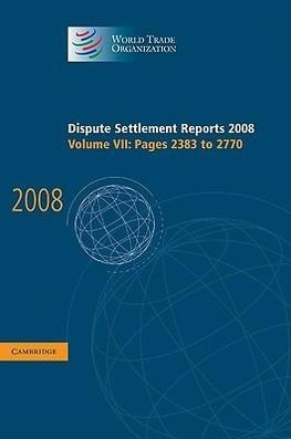 Dispute Settlement Reports 2008: Volume 7, Pages 2383-2770