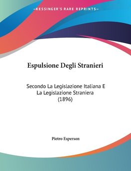 Espulsione Degli Stranieri