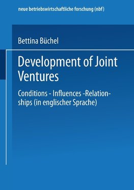 Development of Joint Ventures