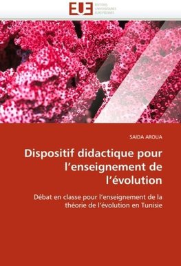 Dispositif didactique pour l''enseignement de l''évolution