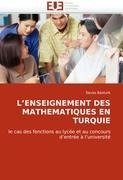 L'ENSEIGNEMENT DES MATHEMATIQUES EN TURQUIE