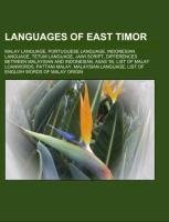 Languages of East Timor