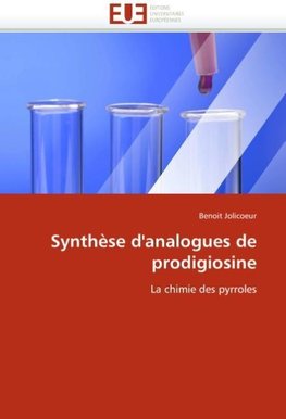 Synthèse d''analogues de prodigiosine