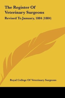 The Register Of Veterinary Surgeons