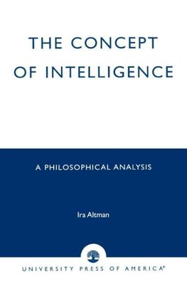 The Concept of Intelligence