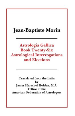 Astrologia Gallica Book 26