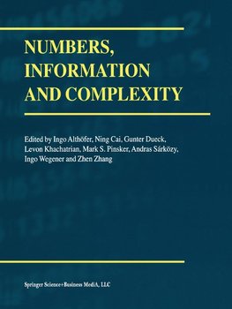 Numbers, Information and Complexity